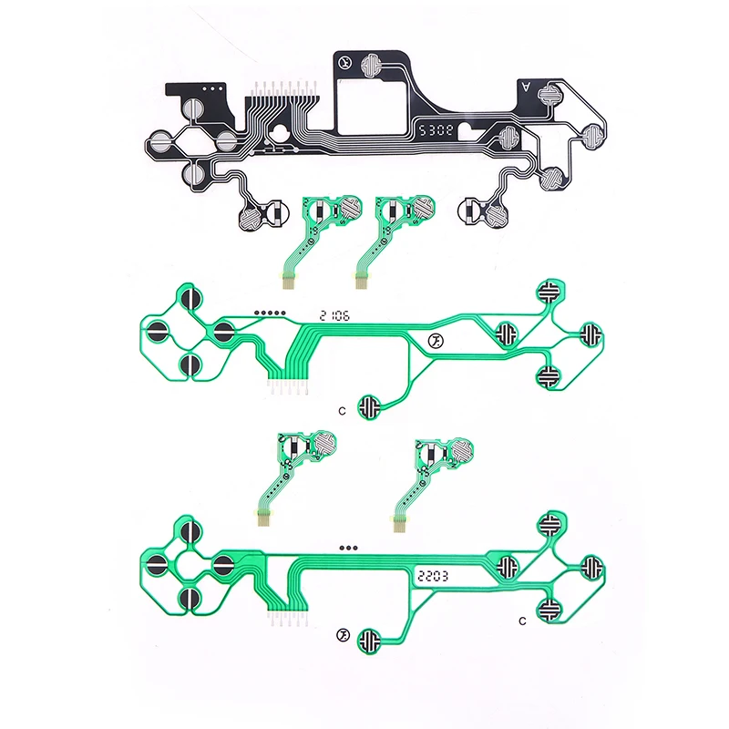 

1 Set Replacement Game Controller Film Keypad Flex Cable For PS5 V1 V2 V3 Controller Conductive Film Flex Cable Ribbon Cable
