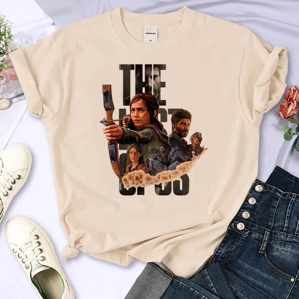 

the Last of Us tshirt women graphic manga top girl Japanese graphic streetwear clothing