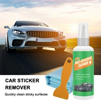 100ml auto adhesive sticker remover rapid label remover sticky stains remover with scraper cleaner for car labels decals tape