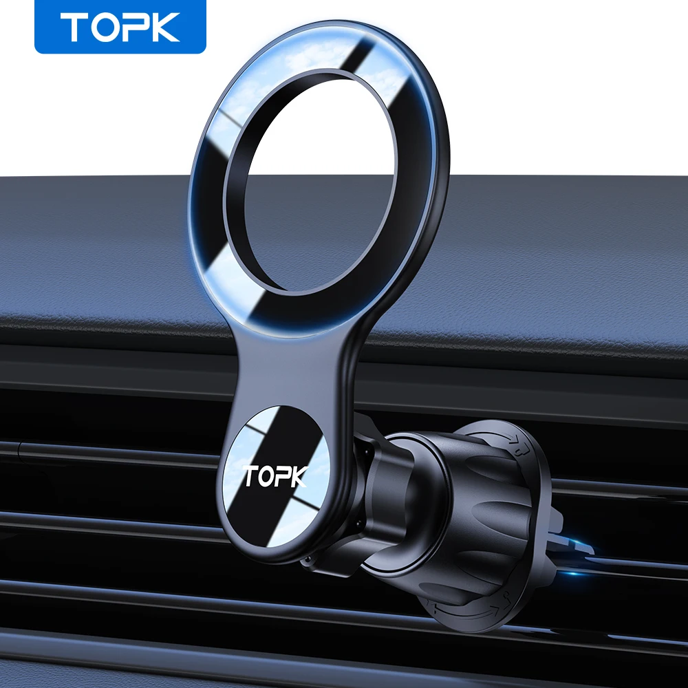 

Автомобильный Держатель Для Телефона TOPK MagSafe, Сильное Магнитное Крепление, Крепление На Вентиляционное Отверстие