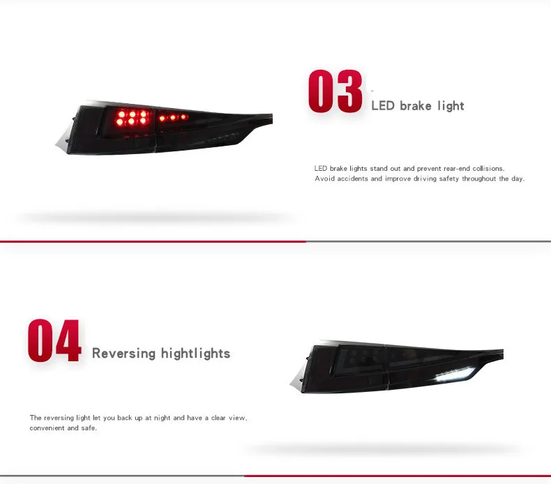 Автомобильная светодиодная дополнительная Тормозная сигнальная лампа задний