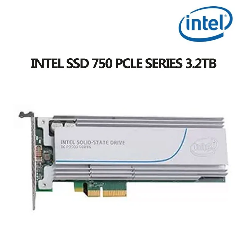 

Твердотельный накопитель Intel SSD 750 DCLE 3,2 TB SATA, Твердотельный Накопитель SSD, корпоративный серверный жесткий диск, 3 года гарантии