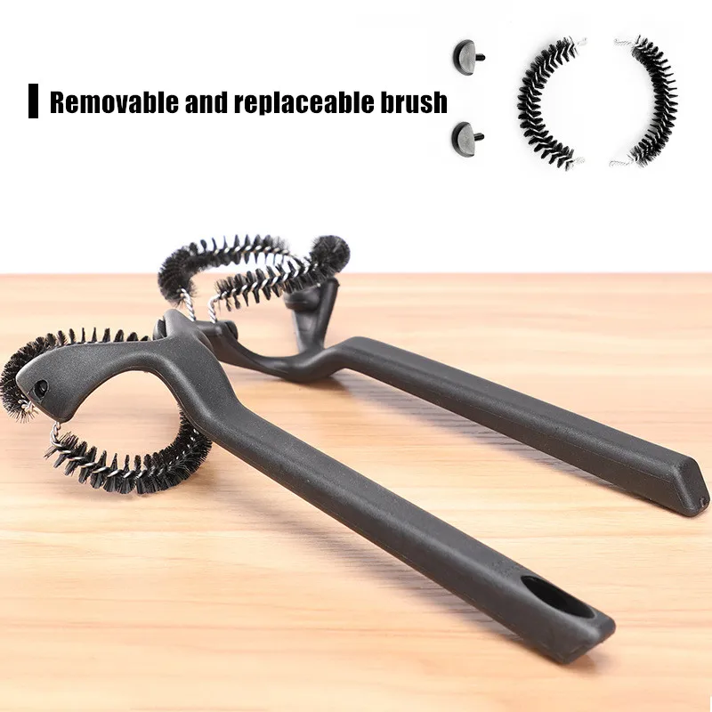 

51/58mm Coffee Machine Cleaning Brush Coffee Maker Espresso Machine Brush Cleaner Replaceable Head Barista Grinder Cleaning Tool