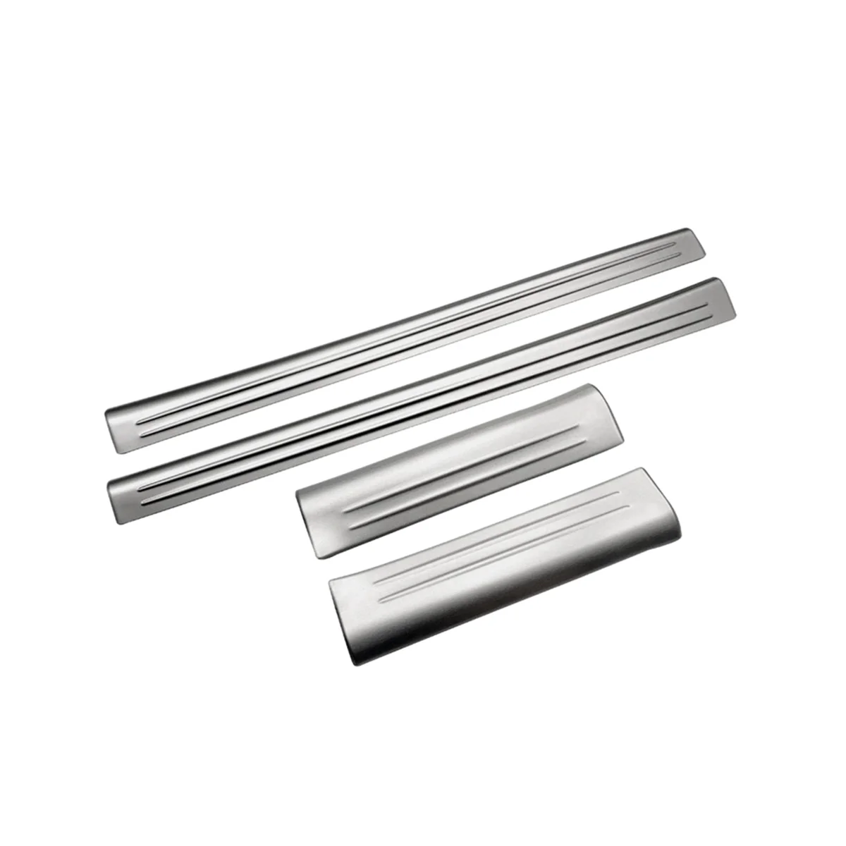 

4 шт., передняя и задняя внутренняя отделка для Honda Vezel педаль подоконника HRV 2021-2023, серебряная накладка