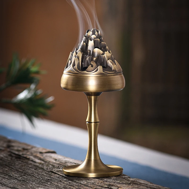 

Подставка для благовоний в арабском стиле, дождевая лампа для благовоний, аксессуары для украшения из латуни, аксессуар для палочек