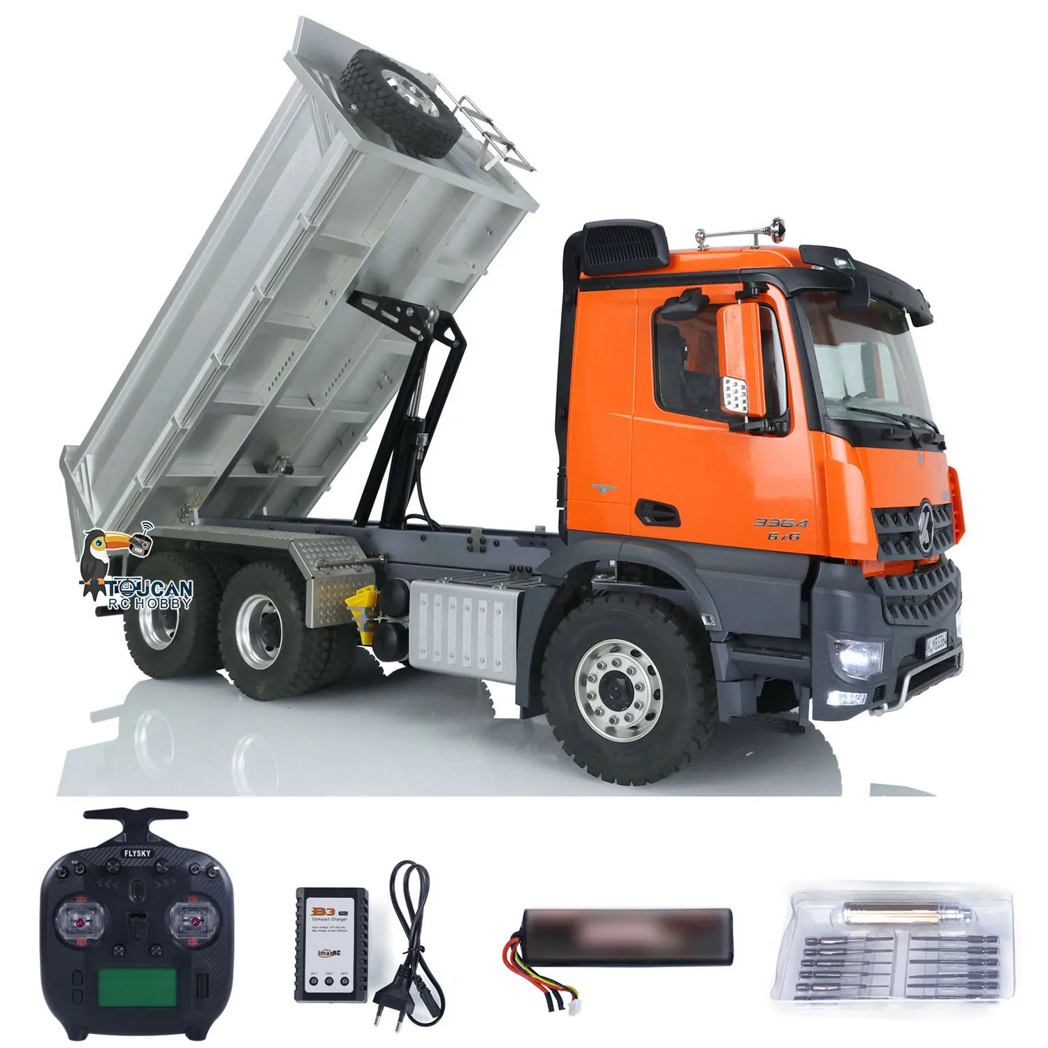 RTR Kabolite K3364 6x6 1/14 RC Гидравлический самосвал HUINA ...