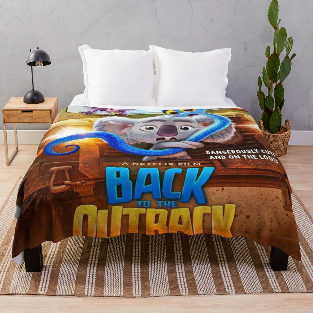 

Back To The Outback Funny Kawaii Blanket Polyester Blanket Halloween Throw Blankets