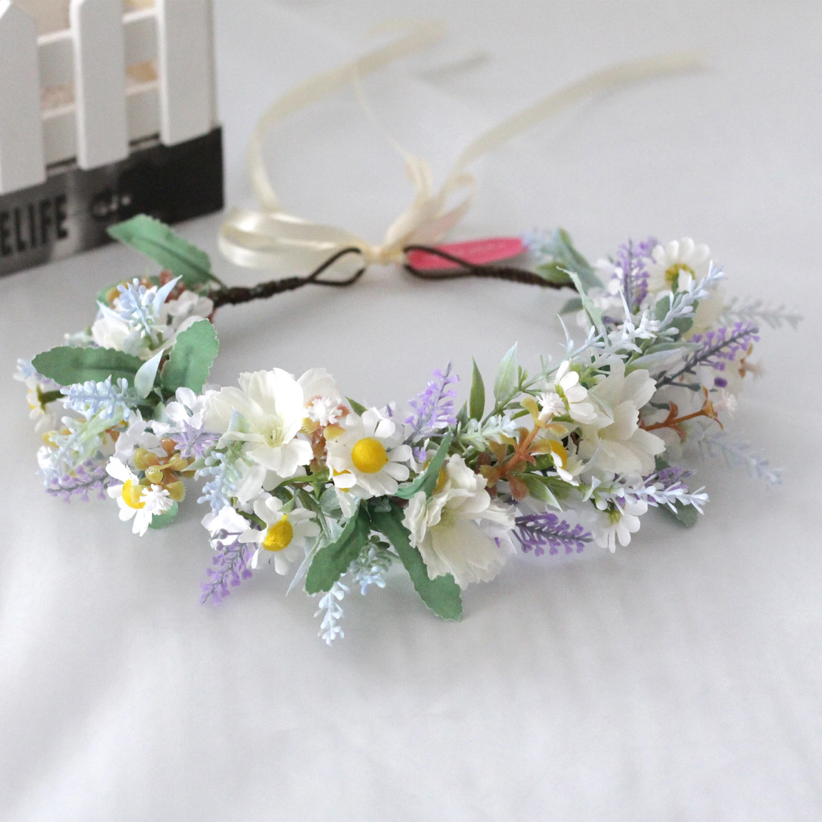 

Wedding Bride Simple Flower Decor Headband Romantic, Cute, Elegant Hair Accessories