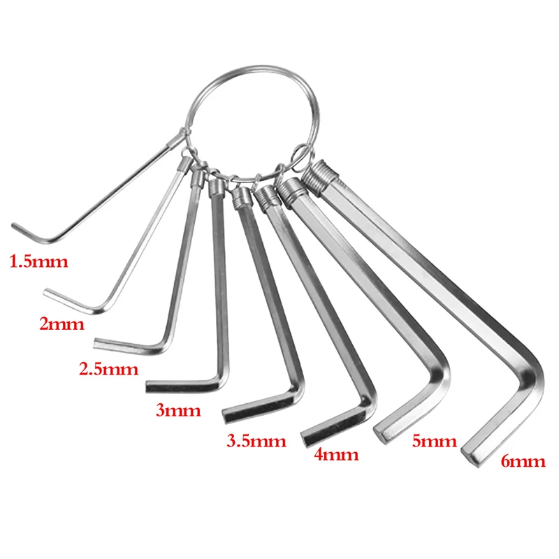 

8Pcs/set High Carbon Steel Flat Head Hex Spanner Set Wrench Hand Tools