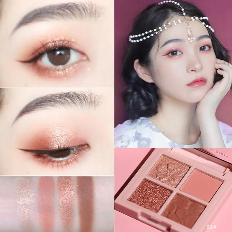 

Novo Glitter Eyeshadow Makeup Palette Eyeshadow Palette Shine Polarize Eyeshadow Sparkling Cosmetics Eye Makeup TSLM2