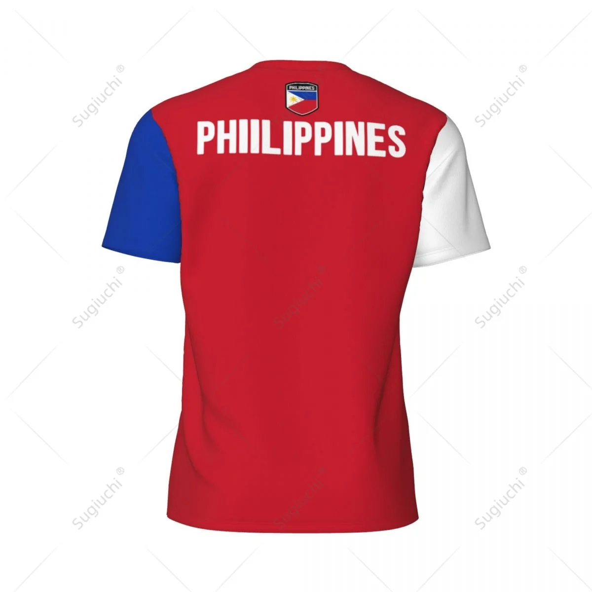 Спортивная Сетчатая футболка с Филиппинским флагом 4 для бега велосипеда футбола