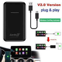 car wireless carplay adapter usb for wired carplay wireless bluetooth activator 5v 1 2 1a black white cpc200 u2w plus