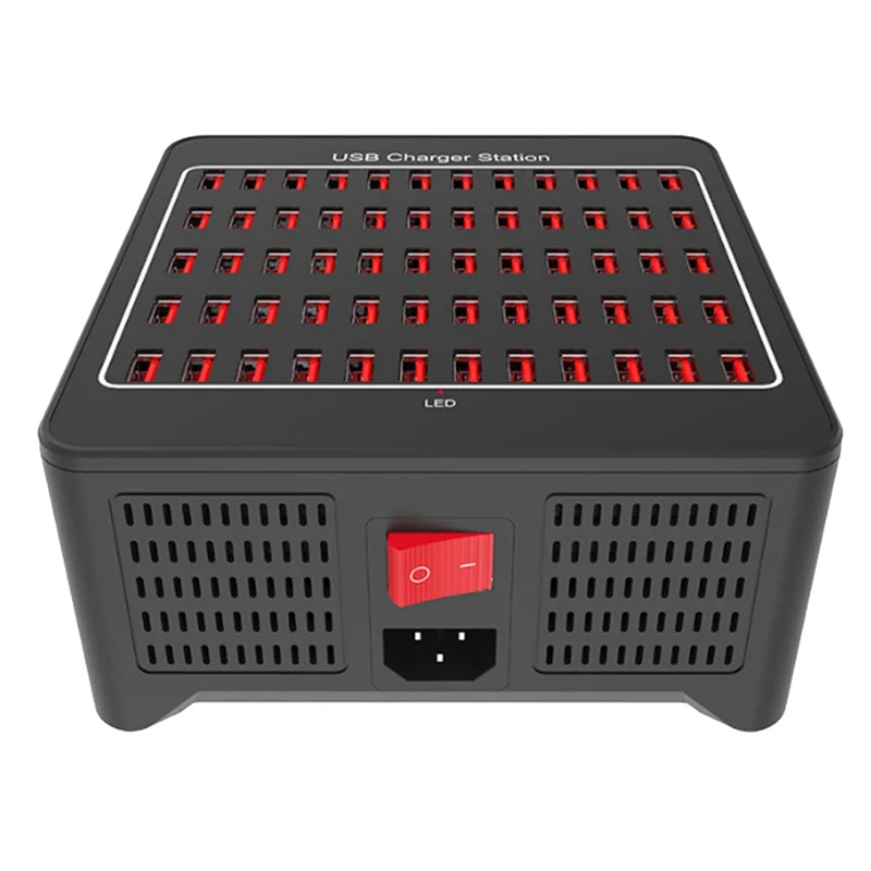 Фото T36C 300 Вт 60, многопортовая USB-зарядная станция, базовая розетка, несколько USB-адаптеров-концентраторов для зарядного устройства для компьютера, телефона, камеры, вилки стандарта США Dura №2