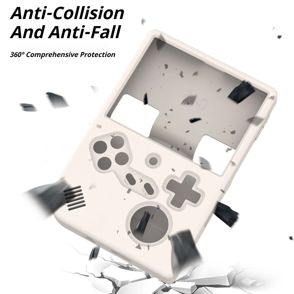 Силиконовый чехол для игровой консоли ANBERNIC RG40XX V противоударный защитный с