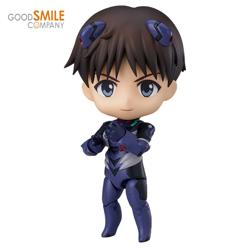 

In Stock EVA Genuine Ikari Shinji Nendoroid Anime Action Figure Good Smile GSC PVC Collectible Boxed Model Dolls Toy For Gift