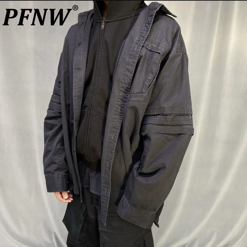 PFNW Высококачественные куртки Mene съемная стираная рубашка куртка с силуэтом