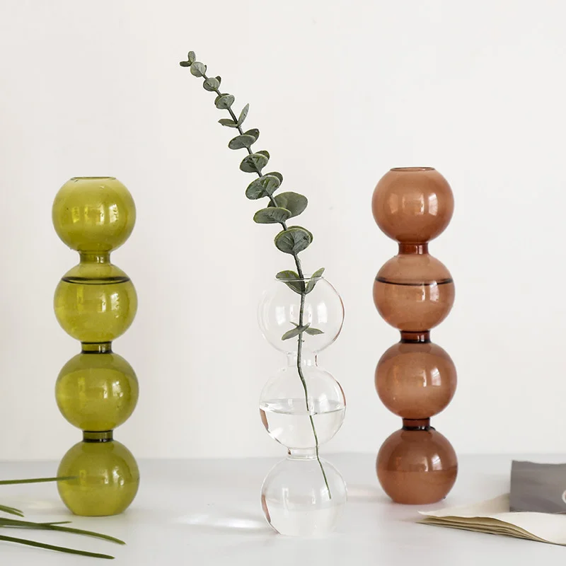 

Weiurt home Korea bubble glass vase hydroponic spherical minority flower furniture decoration photography props