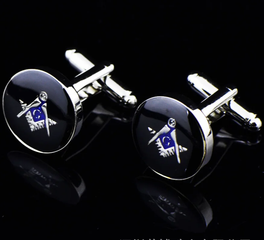 Классические запонки по 10 пар из меди с эмалью | Украшения и аксессуары