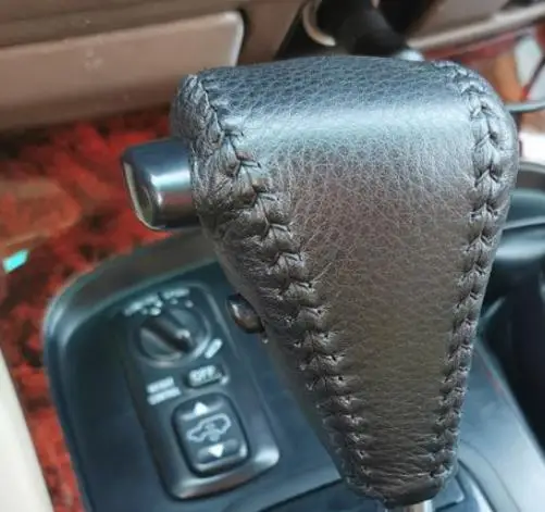 

Для Toyota Land Cruiser LC100 LC80 Автомобильная ручка переключения передач Кожаный чехол Автоматическая ручка переключения передач Кожаный чехол для салона автомобиля