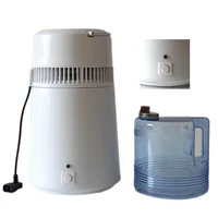 Water Bottle Filter Distiller Purifier Softener Treatment Stainless Steel for Medical Home Labs Hospitals Offices Use 4L