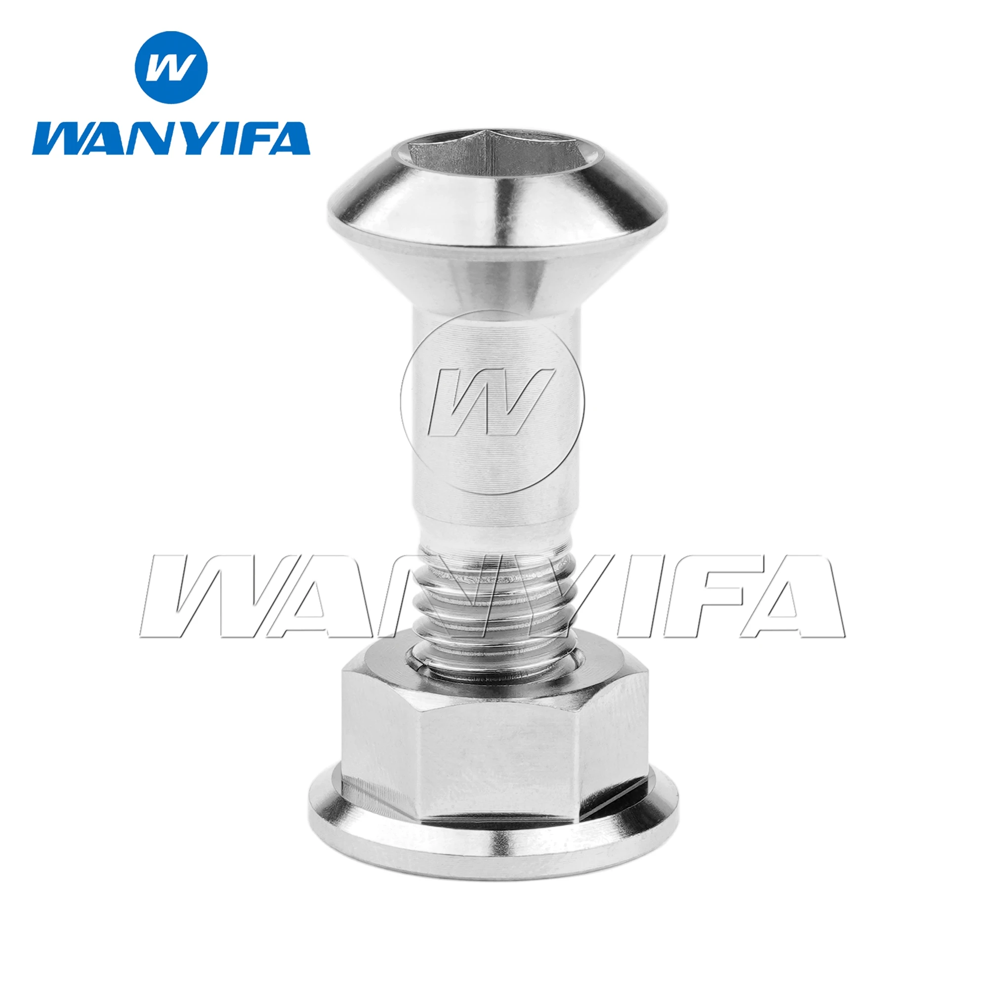Титановый болт Wanyifa M8x33 мм + M8, фланцевая гайка, набор головки Torx для звездочки мотокросса, задняя звездочка, пластина для гонок по бездорожью