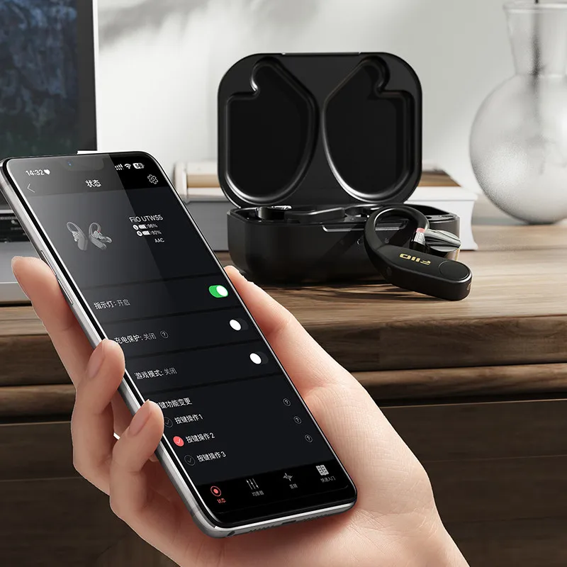 Фото FiiO UTWS5 2025 True Wireless Bluetooth наушники-вкладыши с крючком для наушников для IEMs Hi-Res 96 кГц/24 бит LDAC MMCX/0,78 2 контакта №5