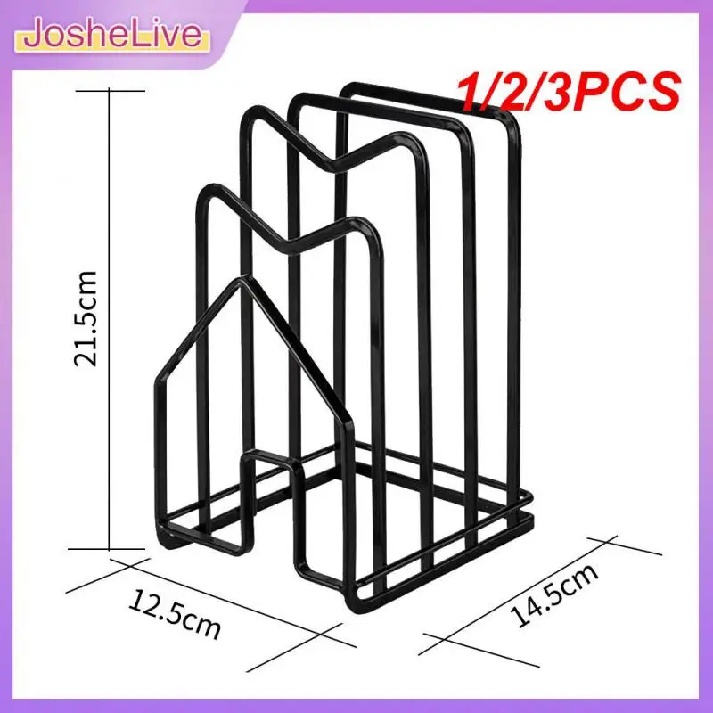 

1/2/3 шт., кухонный органайзер, стойка для крышек кастрюль