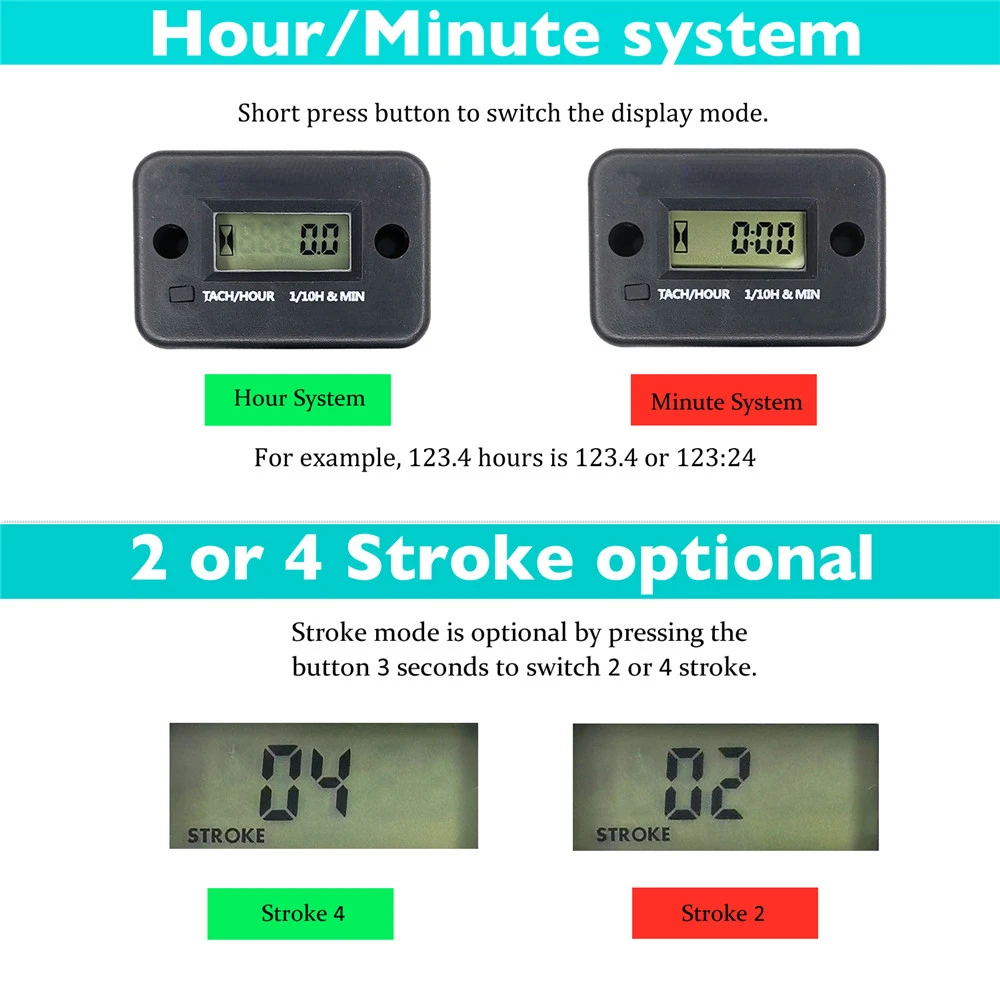 

Автомобильные аксессуары, электронный Тахометр для мотоцикла, 12 В