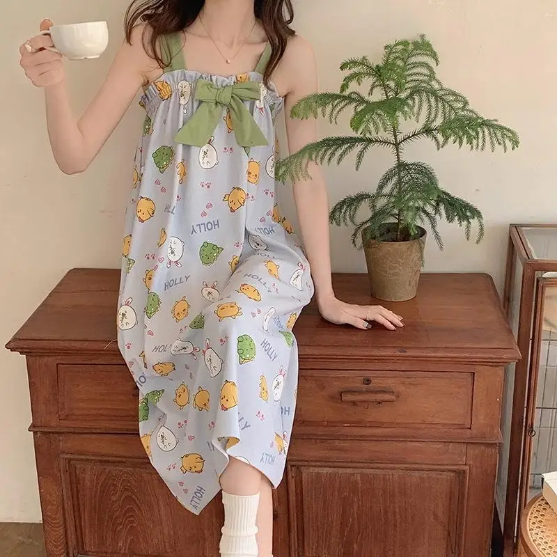 Luxurys Night Gowns For Women Cotton Sleepwear High Quality Underwear Female Nightdress Summer Sleep Wear Sexy Drees Womensexy