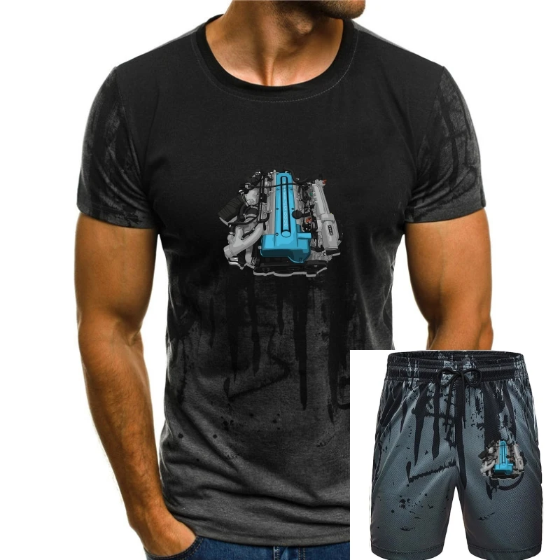

Men Short sleeve tshirt 2JZ GTE Engine Unisex T Shirt Women t-shirt