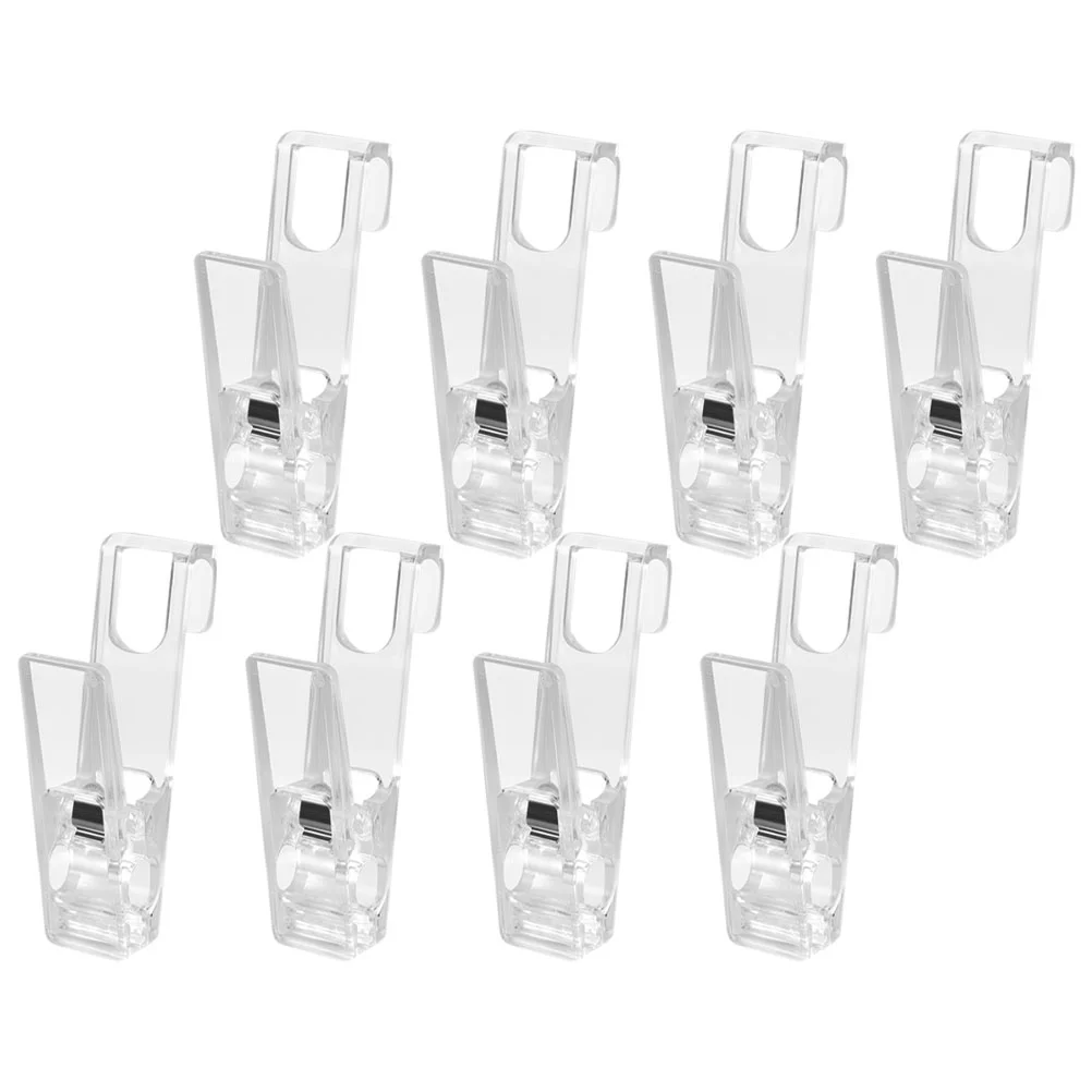 

8 Pcs Plastic Clothespins Clips Sock Crafts Windproof Clamps Fixing Clothing Peg