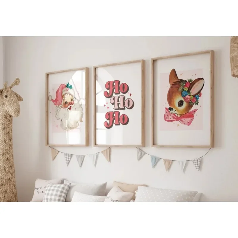 Картина на холсте с изображением отца и Рождества