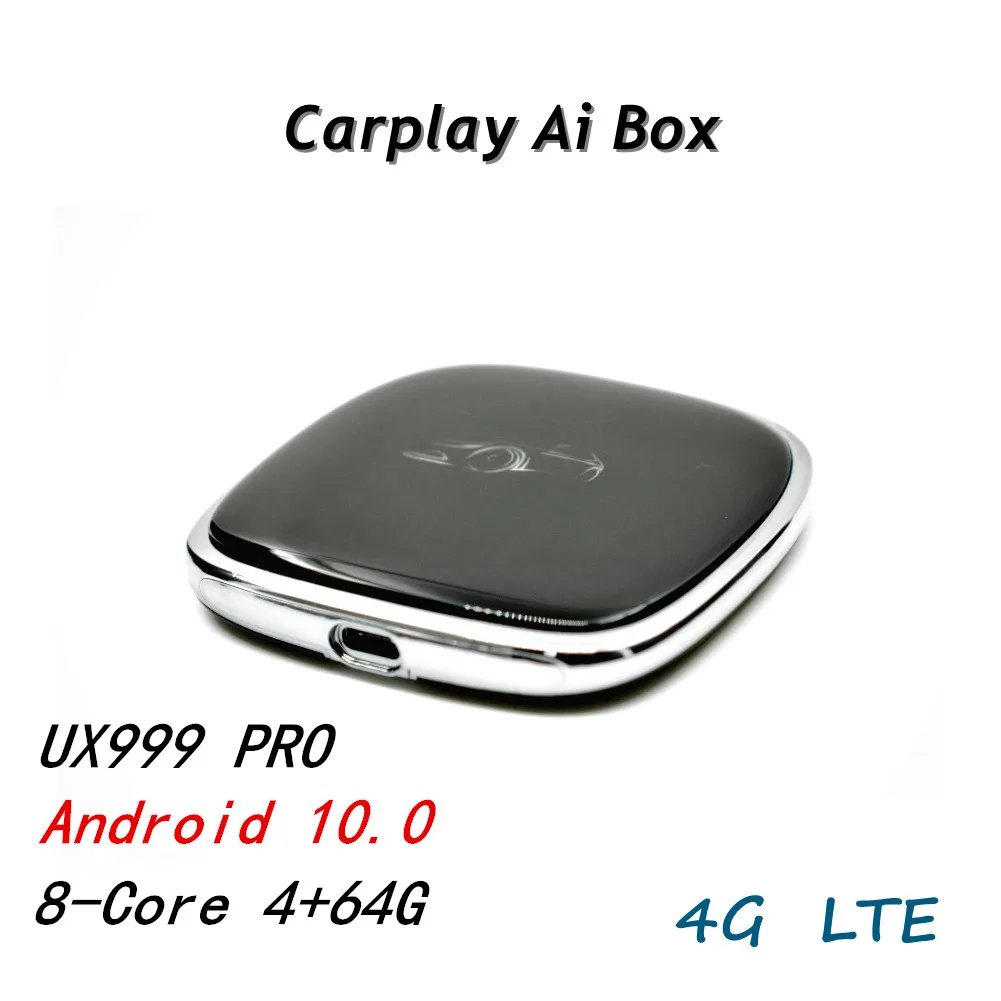 

Мини 3,0 Applepie Android Box Car Play Беспроводной Carplay Ai Box UX999 PRO Android 10,0 для Toyota Nissan Hyundai Kia Honda Mazda