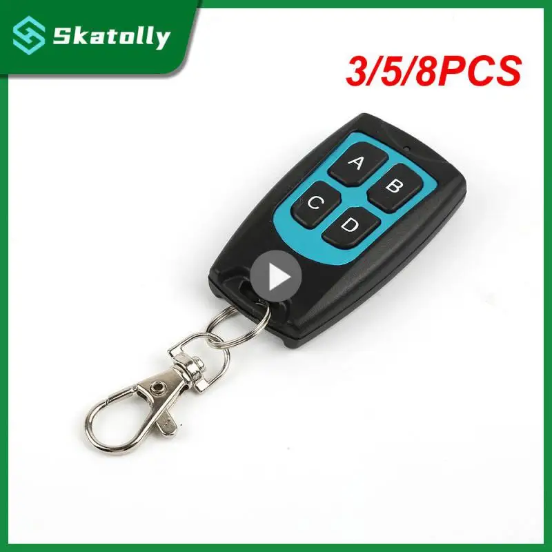 

3/5/8PCS Door Duplicator Universal Electric Cloning 4 Channel Remote Control Door Remote Controller Electronic Accessories