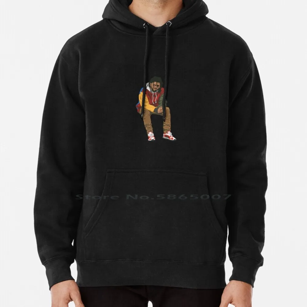 

Дж. Коул симпатичная маленькая Толстовка свитер 6xl хлопок Jcole J cole Love Yourz 2014 Forest Hills Drive 2014fhd Kod Dreamville Old