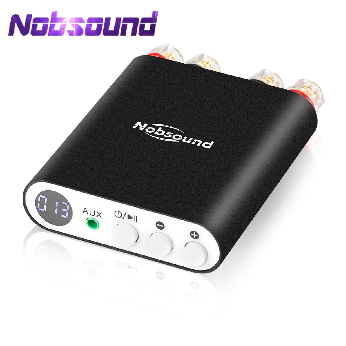 Nobsound TA-21 Mini Bluetooth 5.0 DSP Digital Amplifier Stereo Audio Receiver TPA3221 Integrated Power Amp 100W+100W