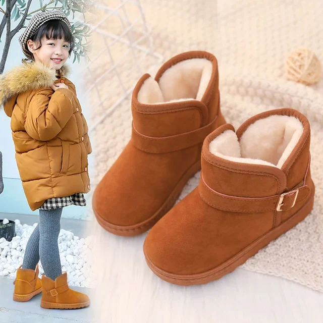 Baby Casual Boots Fashion Children Boys Girls Snow Boots Kids Running Shoes Brand Sport White Shoes Kids Sneakers 22-28 2