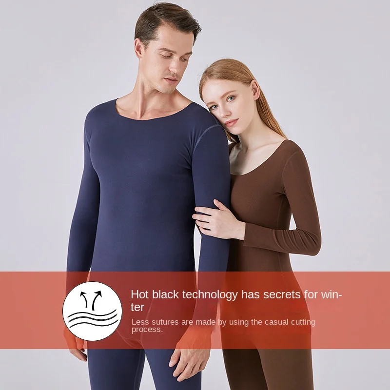 Комплект теплого термобелья одежда для мужчин и женщин кальсоны Queenral термобелье