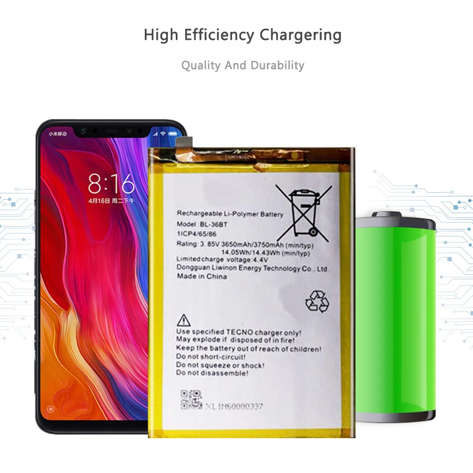 

KiKiss новая планшетория (Infinix BL-36BT) 3750 мАч, аккумулятор для телефона, планшетория, планшетофон, аккумулятор высокого качества + Бесплатные инструменты