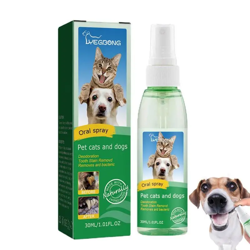

Dog Breath Cleaning Spray 30ml Dog Breath Freshener To Eliminate Breath Fights Tartars Gum Problem Prevent Calculus For Pets