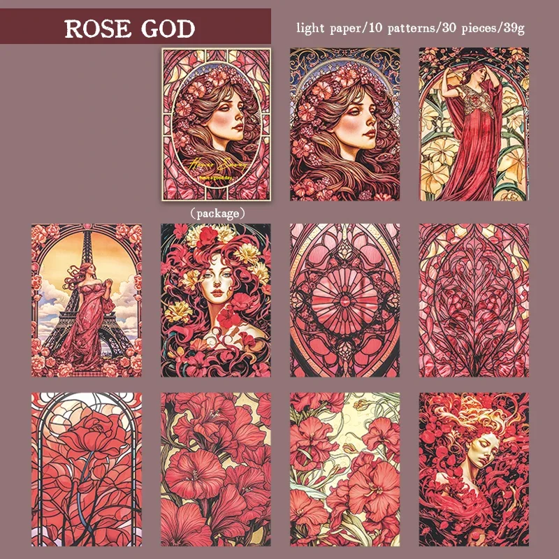 

Бумага Mr., 30 листов в упаковке, винтажная бумажная бумага с тематикой Flower Girl, подарочная коробка «сделай сам», альбом для вырезок, декоративная бумага для открыток