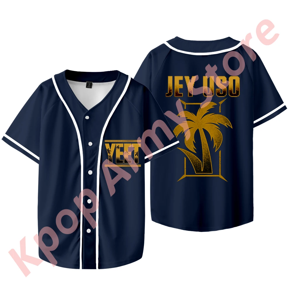 Jey Uso Golden Yeet Merch Бейсбольная куртка Футболка Летние женские и мужские модные