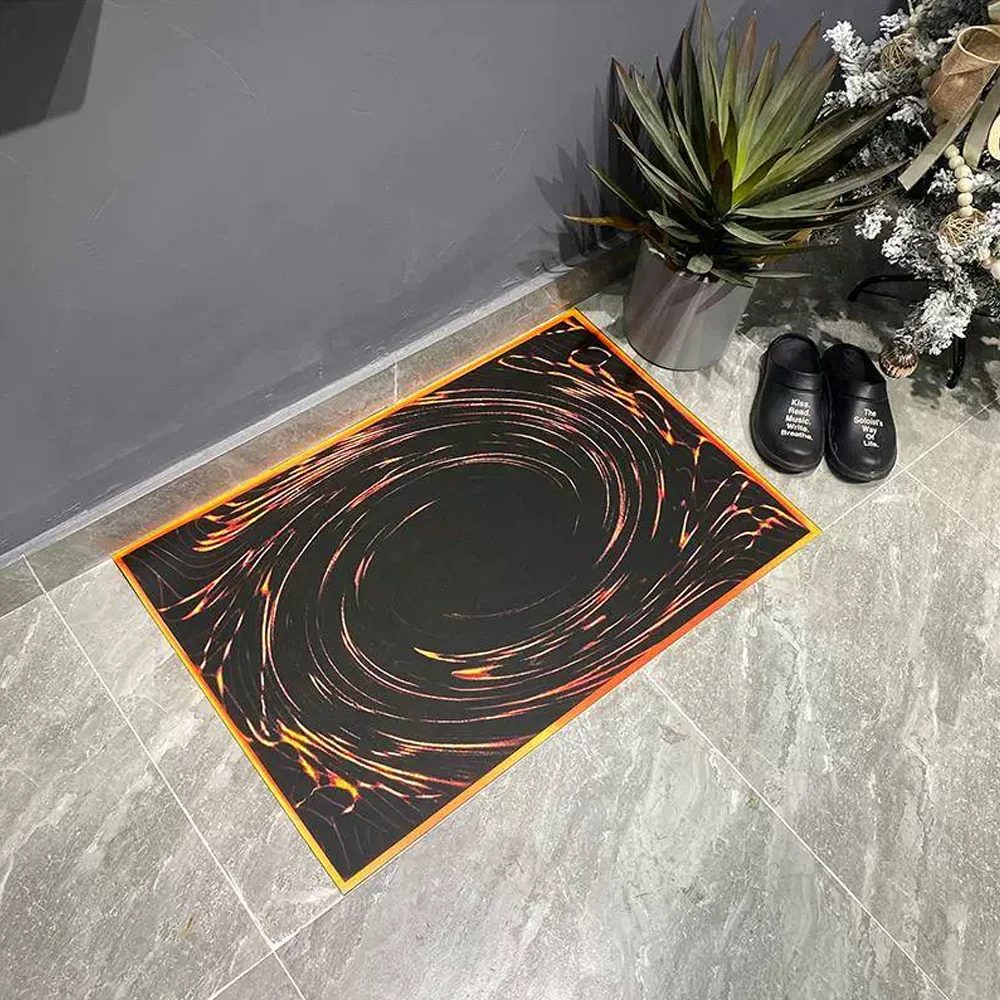 Коврик для входной двери с аниме YU Gi Oh нескользящий коврик спальни гостиной