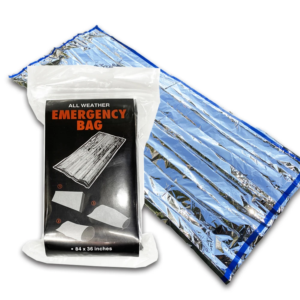 

2,1 м * 0,9 м Выживание держать тепло Bivy аварийный спальный мешок Siliver