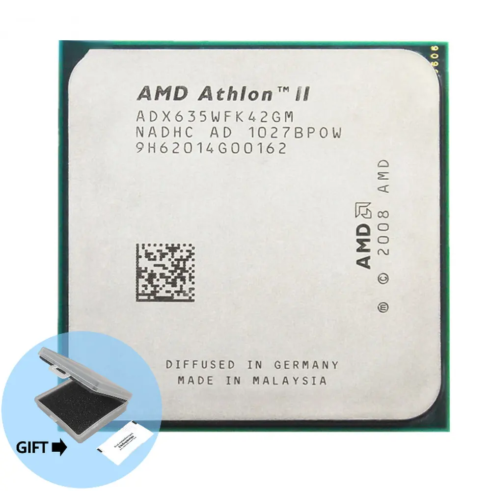 

AMD Athlon II X4 635 2.9 GHz Quad-Core CPU Processor ADX635WFK42GI/ADX635WFK42GM Socket AM3