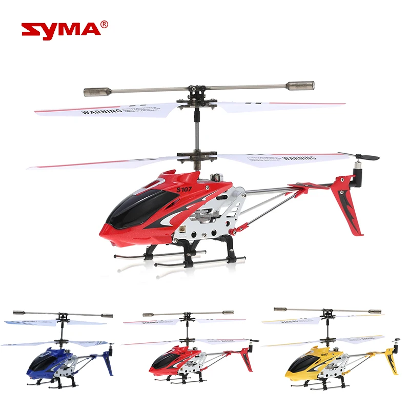 Оригинальный Вертолет Syma S107G S107 3.5CH RC с гироскопом Радиоуправление металлический