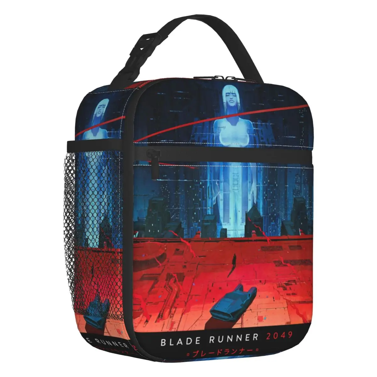 

Retro Movie Blade Runner 2049 Insulated Lunch Bag for Women Portable Film Thermal Cooler Bento Box Office Picnic Travel