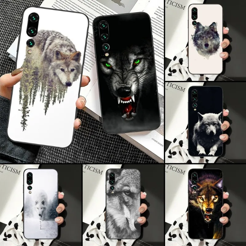 

Angry Snow Phone Case For Huawei P50 P40 P30 Pro Lite P Smart 2021 2019 Magic 3 Soft Black Phone Cover