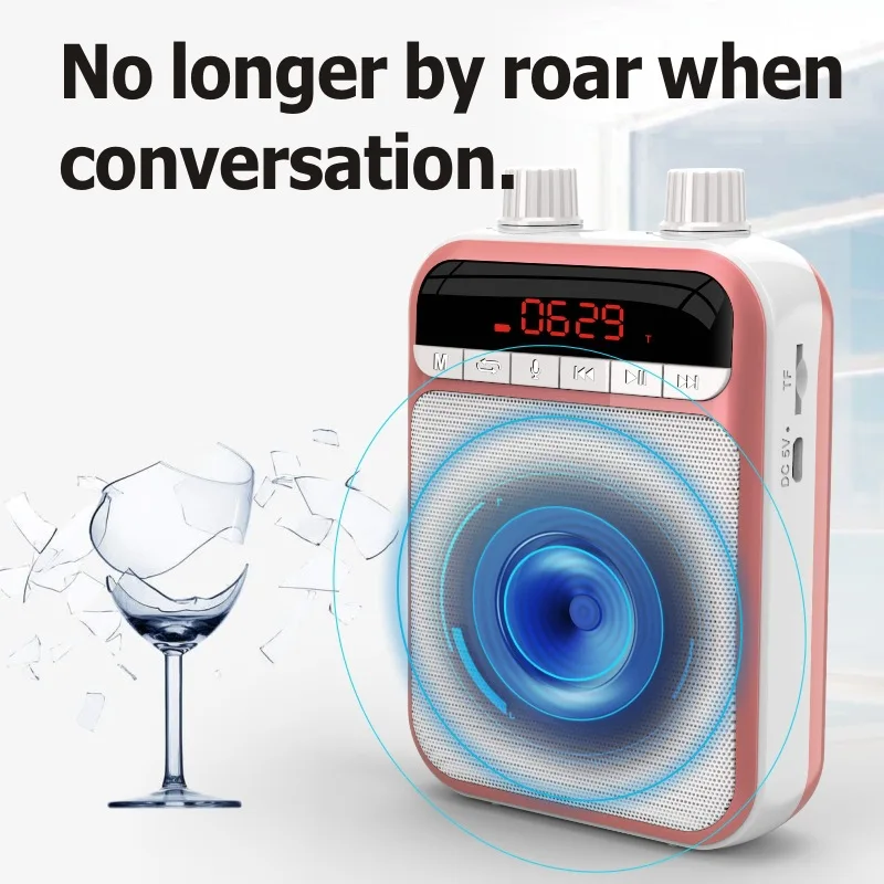 Динамик K5 беспроводная гарнитура для обучения учителю уличный гид мини-микрофон