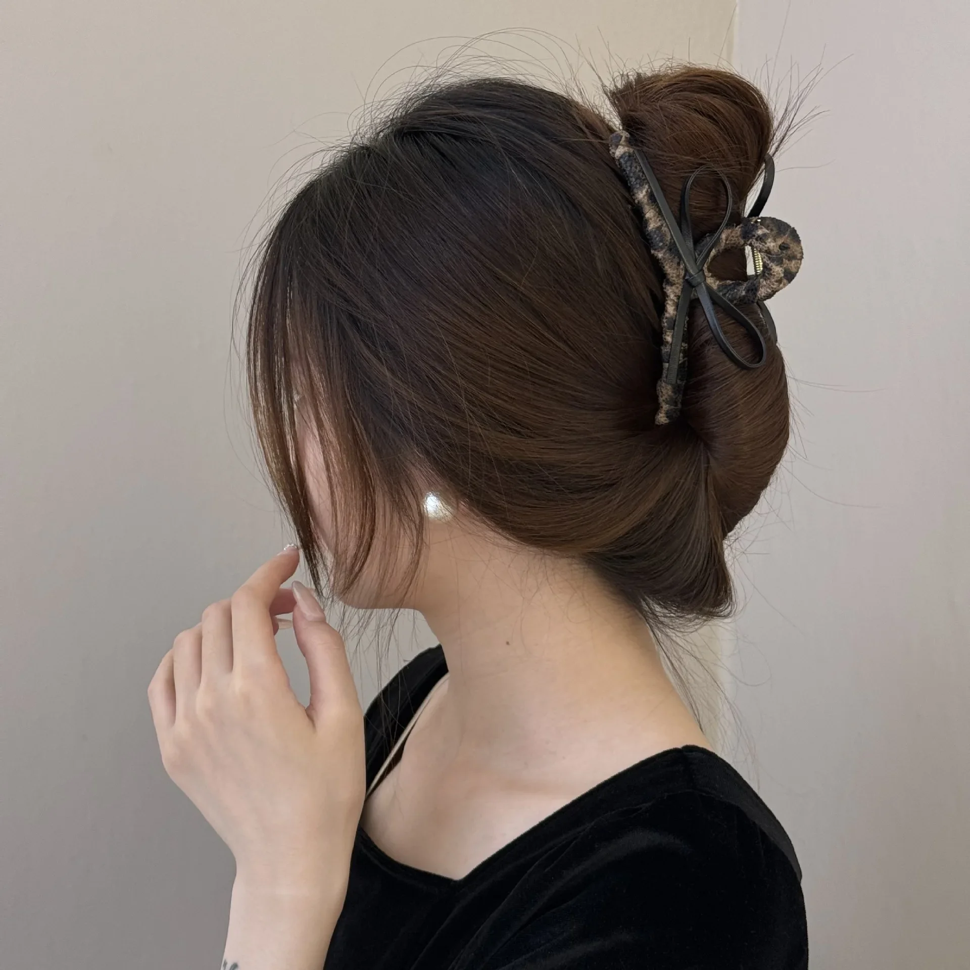 Заколка для волос с бантом аксессуары булавка женщин и девочек большой толстый